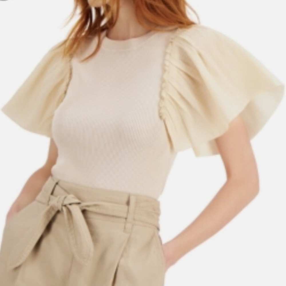 I.N.C. International Concepts Puff Sleeve Top